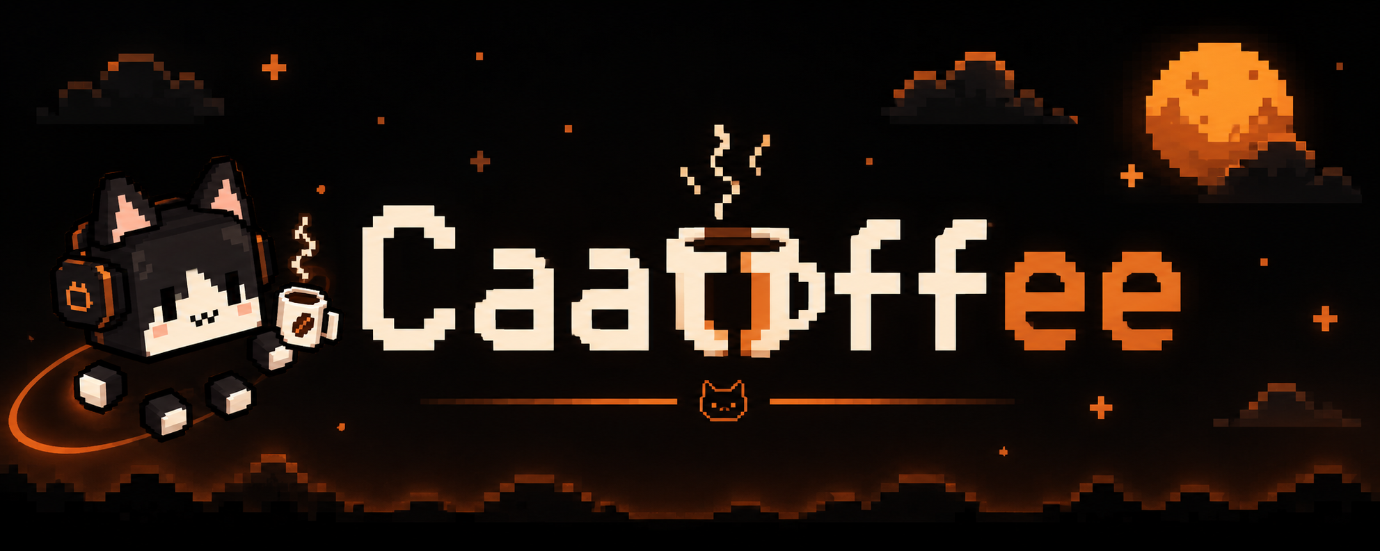 Caatffee en estilo pixel art